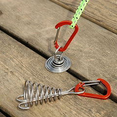 Durable Octopus Rope Buckles & Deck Nails Set for Tent Camping
