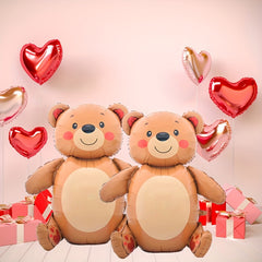 1pc Huge Sitting Bear Balloon Aluminum Film Sitting Balloon