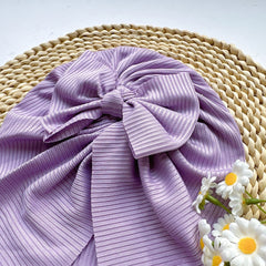 Baby Spring Summer Thin Headband Soft Bow Hat for Infants Newborns