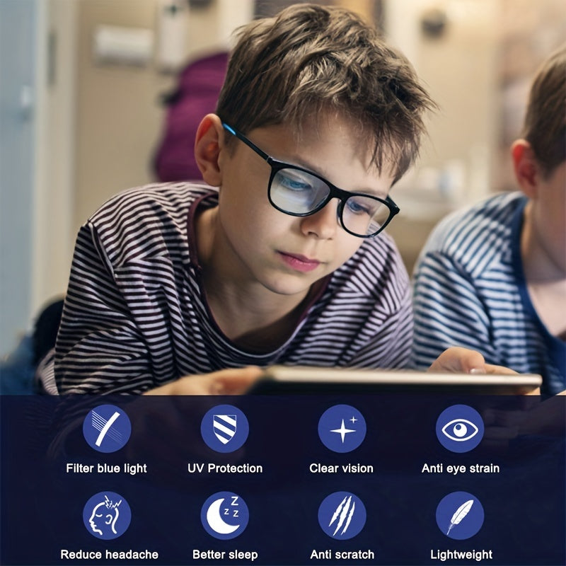 Anti Light TR90 Frame Sports Glasses for Boys