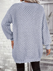 V-Neck Casual Sweater Solid Long Sleeve Jumper