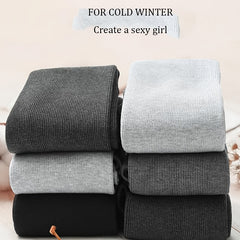 Thermal Thick Leggings Warm Tights Plush Lined Pants Winter Stockings