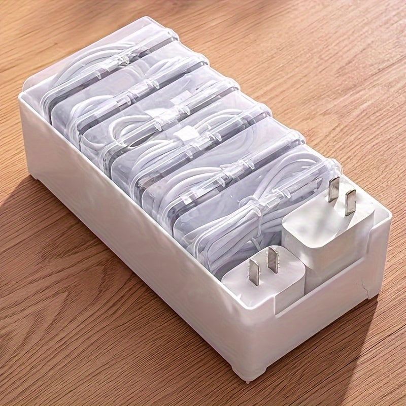 Data Cable Storage Box Power Charging Mobile Phone Charger Organizer