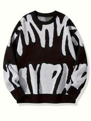 Women's Graphic Pattern Sweater Long Sleeve Round Neck Pullover