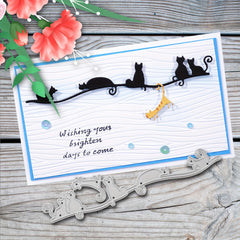 Crafts with Cats Metal Cutting Dies for Card Making Embossing Scrapbooking