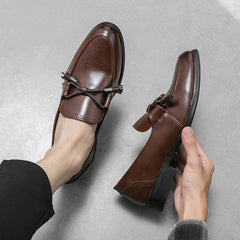 Men's Casual Loafers With Bow Knot Comfort