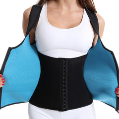 Zipper Tummy Control Corset Waist Trainer Belt Hourglass Body Shaper