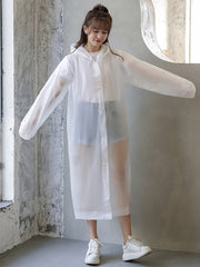 Reusable Rain Poncho for Adults and Kids with Hood