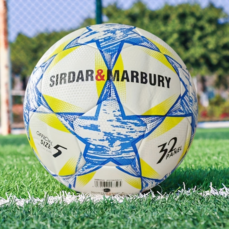 Star Pattern Soccer Ball for Training and Competition