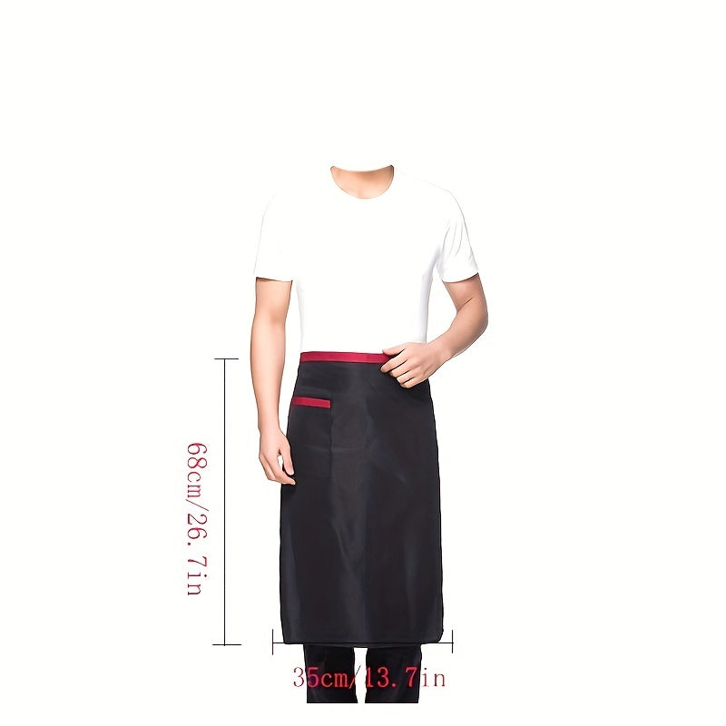 Polyester Half Apron for Hotel Restaurant Waiters
