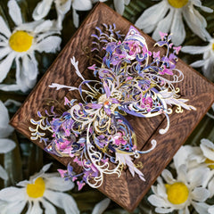 3D Butterfly Love Flower Metal Puzzle Assembly Toy DIY Gift For Girlfriend