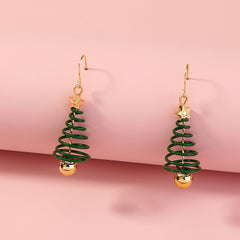 Christmas Tree Earrings Pendant Girls Gift