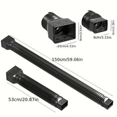1pc PP Folding Telescopic Pipe Villa Outdoor Drop Water Pipe Drain