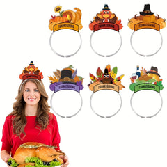 Thanksgiving Turkey Headband for Dinner Party Supplies