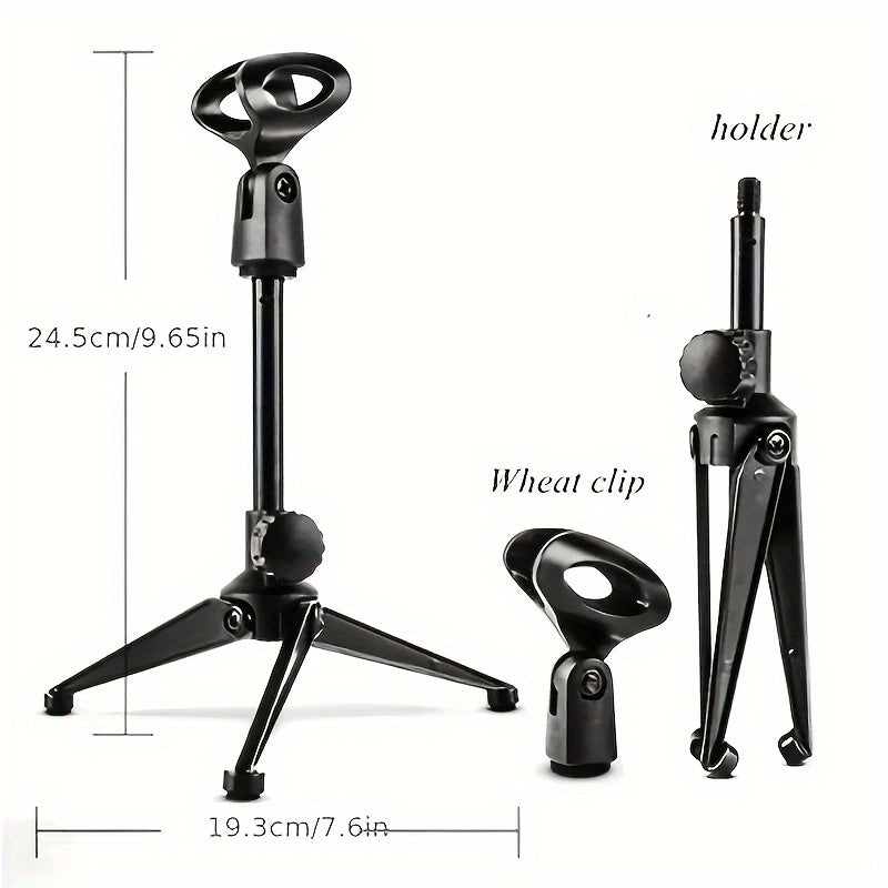 Adjustable Foldable Microphone Stand for Video Conference Podcast