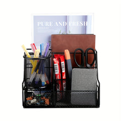 Tabletop Storage Rack w/ Drawer & 5 Letter Sorting Rack