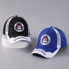 Letter Baseball Cap Men's Casual Curved Brim Peaked Cap