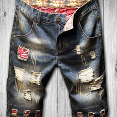 Men's Vintage Sky Ripped Jeans For Summer