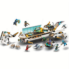 Underwater Adventure Building Block Toy with Mini Submarines & 10 Dolls