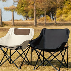 Outdoor Folding Chair Camping Moon Chair Portable Fishing Stool