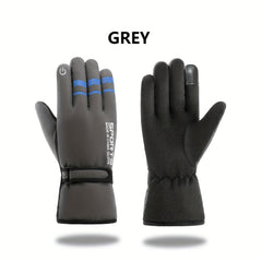 Thickened Skiing & Cycling Gloves Touch Screen Silicone Warm Keeping