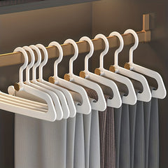 5pcs Trouser Hangers with Built-in Storage Gods Shaped Trouser Clips