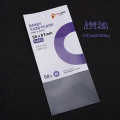 50 100pcs High Transparency Card Protective Film