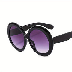 Oversized Round Sunglasses UV400
