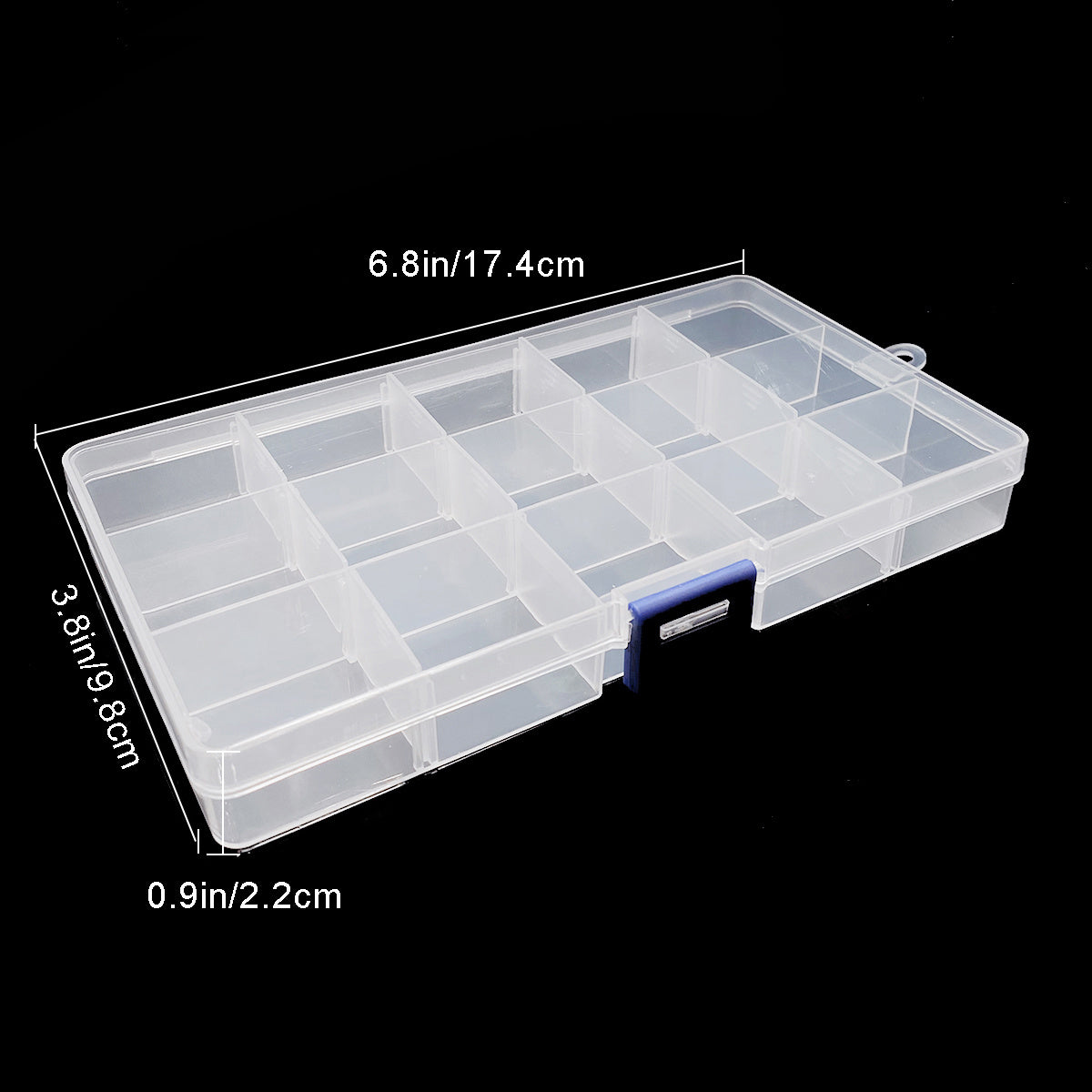 Transparent Plastic DIY Jewelry Storage Box