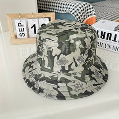 Unisex Camouflage Bucket Hat for Outdoor Travel