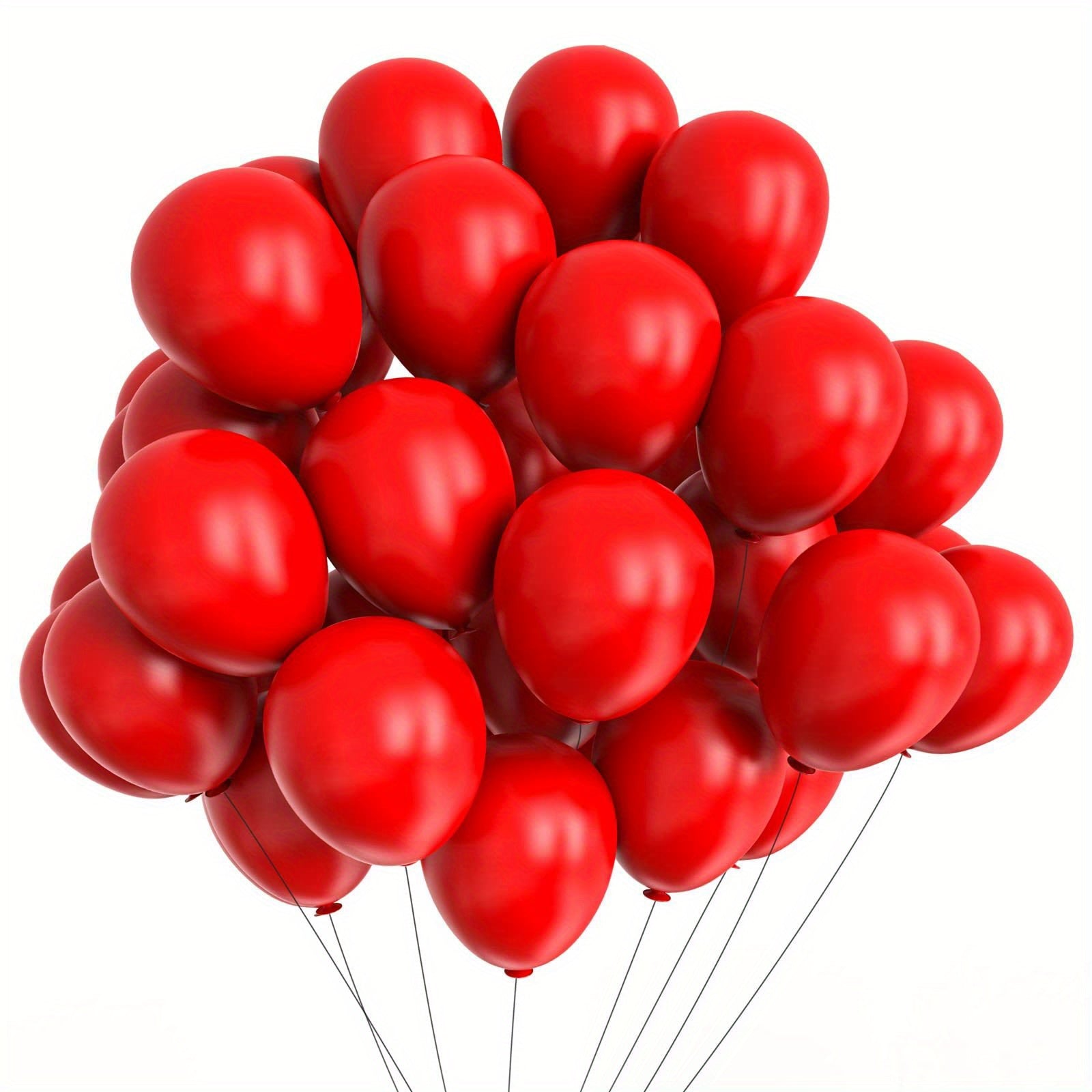 50pcs Matte Red Latex Balloons 12 7 Cm for Party Decorations