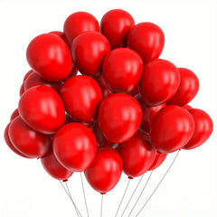 50pcs Matte Red Latex Balloons 12 7 Cm for Party Decorations