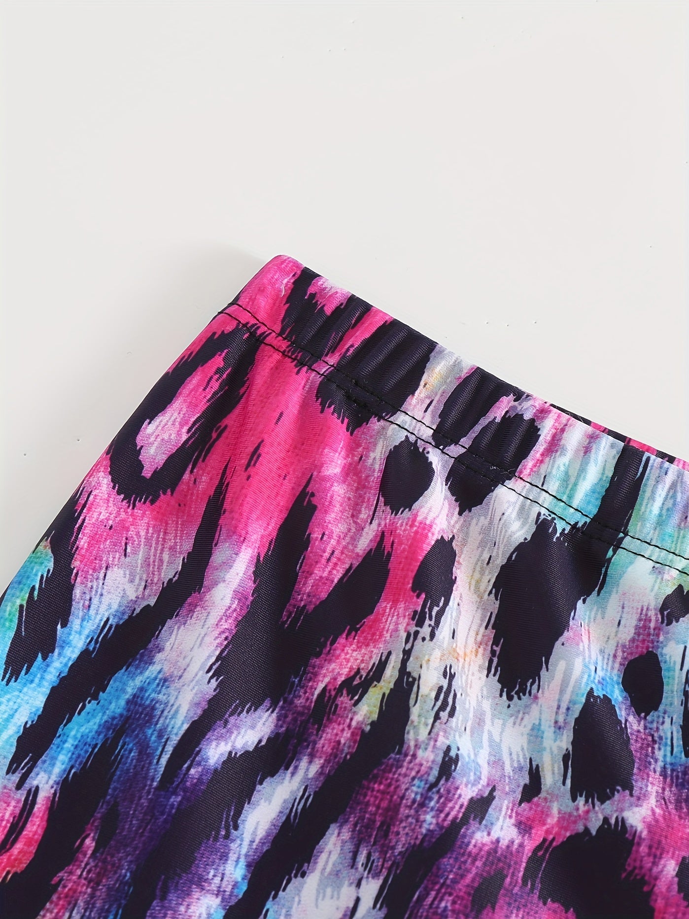 Men's Swim Boxers Leopard Print Quick Dry Swimsuit Shorts Pants