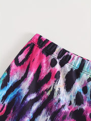 Men's Swim Boxers Leopard Print Quick Dry Swimsuit Shorts Pants