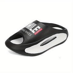 Men's Platform Slides Comfortable Non Slip Cloud Slippers