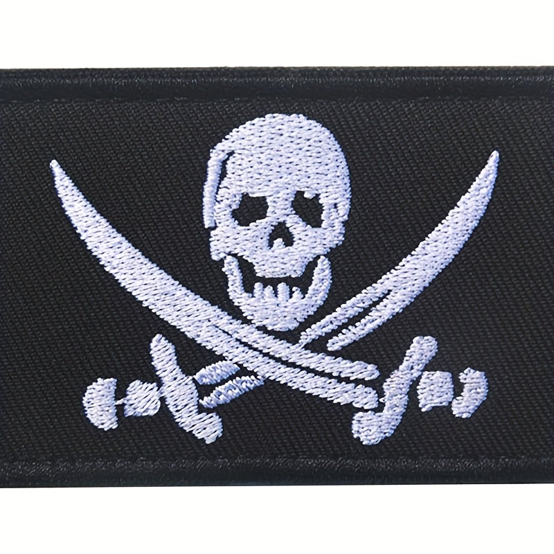 Pirate Military Morale Patch - Halloween & Of The Dead Decor