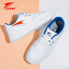 Men's Colorblock Lace-up Front Skate Shoes Sporty Outdoor Casual Sneakers