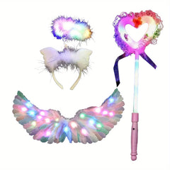 Light Up Feather Wings Fairy Wings Halloween Costume