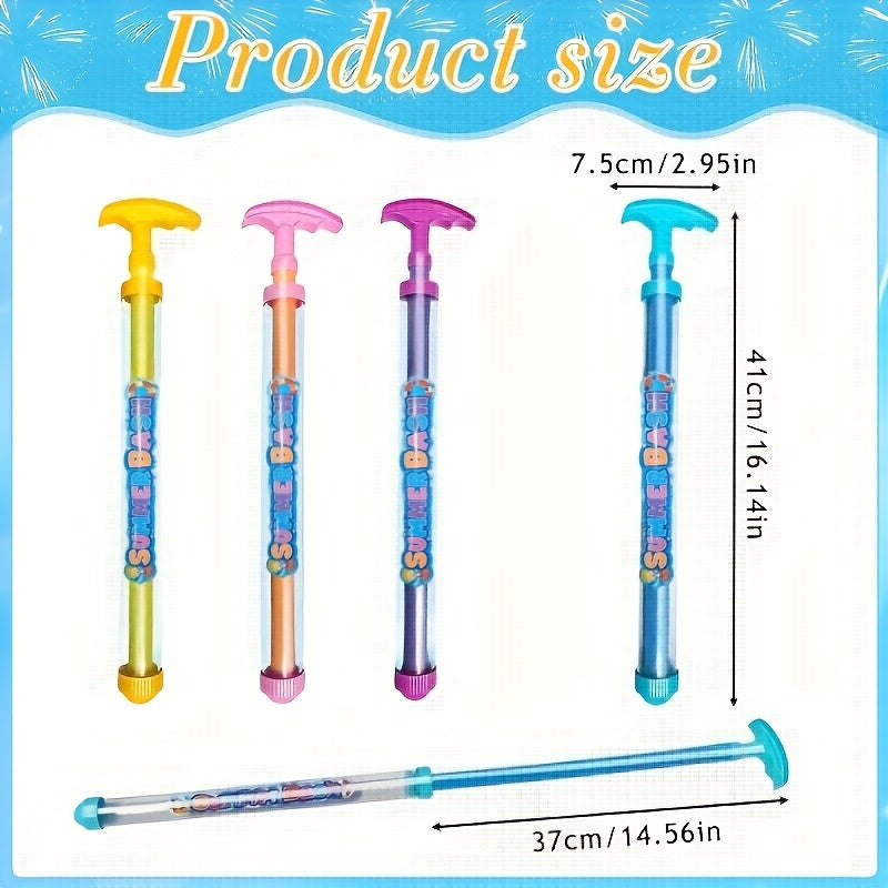 4pcs Beach Water Toys Squeeze Water Gun Fireworks Style Kids Pool Toy