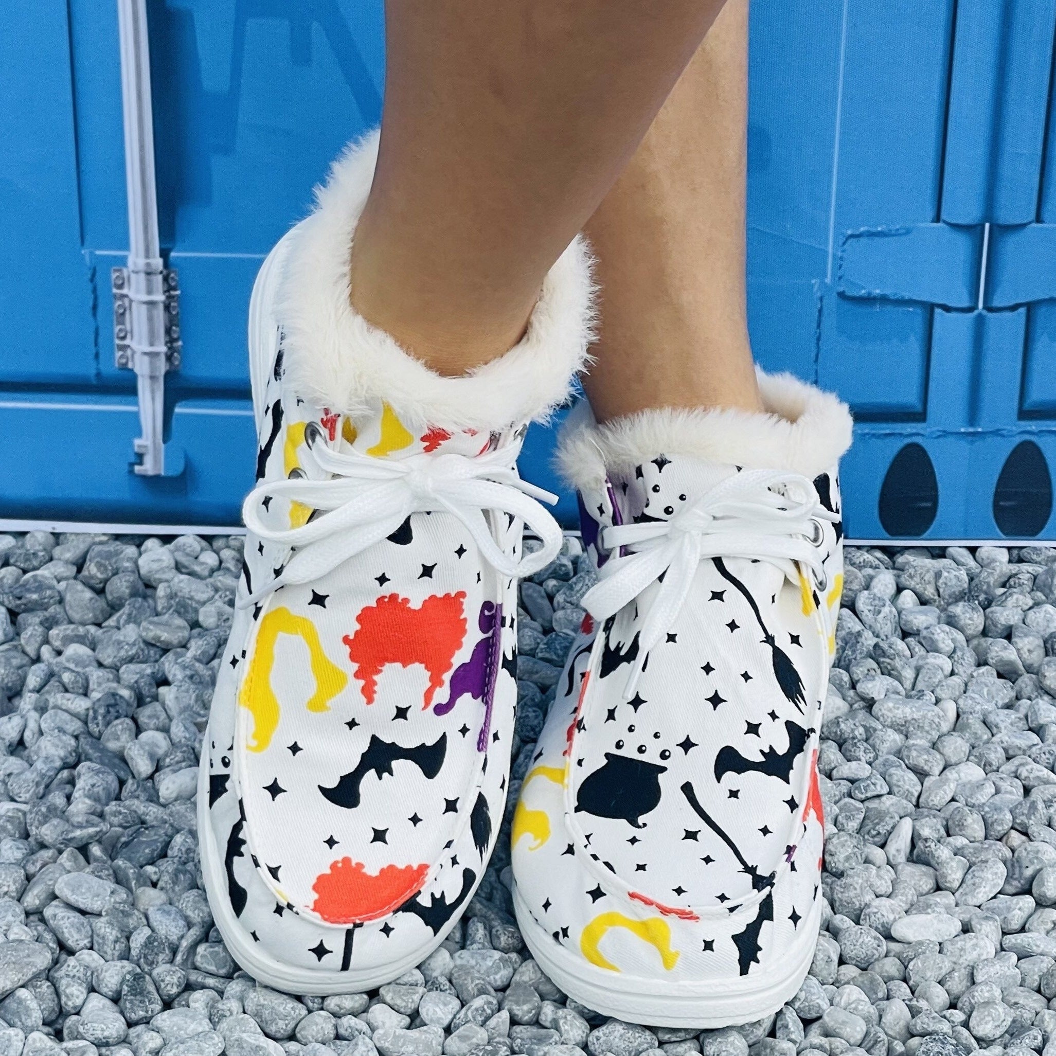 Women's Winter Warm Casual Colorful Pattern Boots Comfortable Non slip