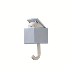 Cat Hook Punch Clothes Hook Seamless Hook Nail Animal Hook Porch Key