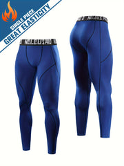 Men's Compression Leggings Dry & Breathable for Yoga Running