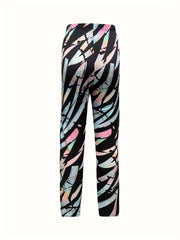 Ombre Striped High Stretch Yoga Pants