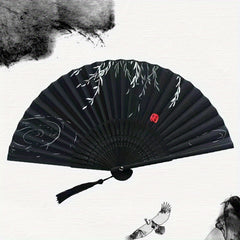 Folding Bamboo Fan Ancient Style Fan Chinese Small Dress Decoration Gift