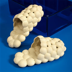 Kid's Massage Bubble Slides Spa Slippers for Pressure Relief - Boys and Girls