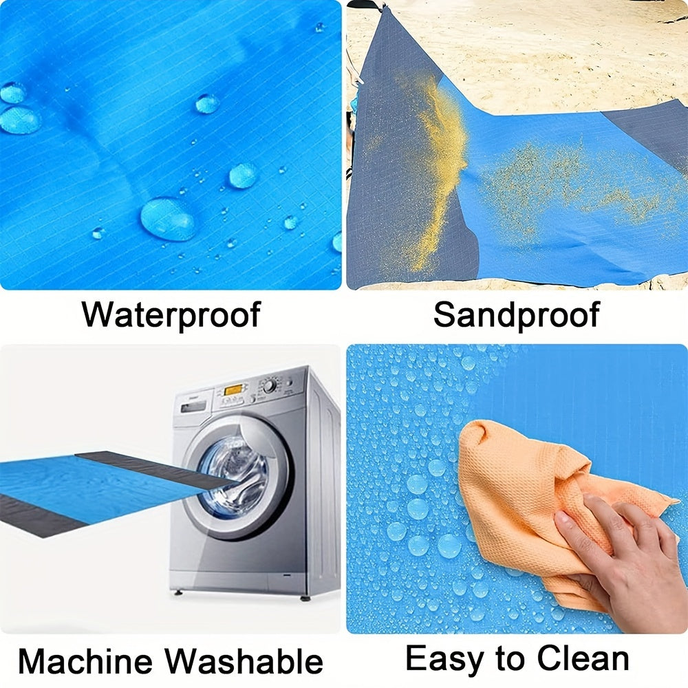 Large Waterproof Beach Blanket 79x83 inches