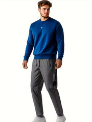 Men's Quick Drying Stretch Trousers with Zipper Pocket