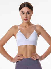 Wireless Triangle Cups Sports Bra Comfy & Breathable Women's Lingerie