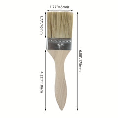 20pcs Thin Handle Paint Brushes Water Based Painting