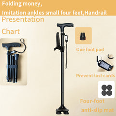 Adjustable Canes Portable Walking Sticks for Hiking
